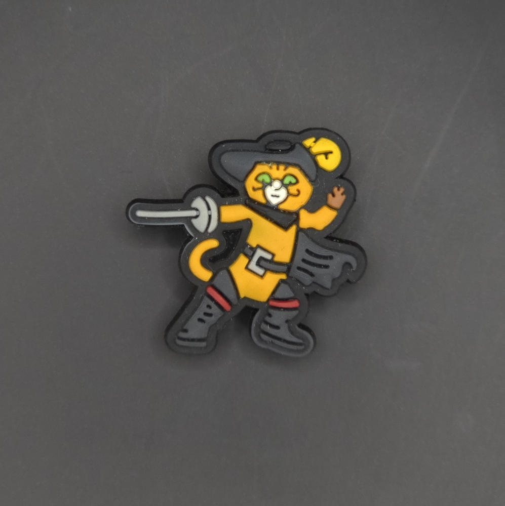 (5/$15) Puss n Boots Croc Charm